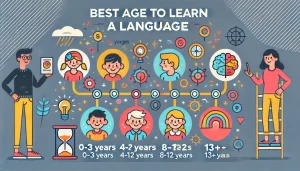 سن مناسب یادگیری زبان